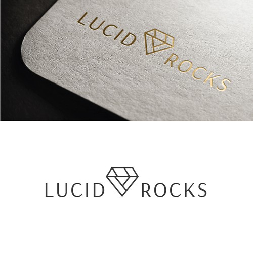 Classic Logo Concept for LUCID ROCKS