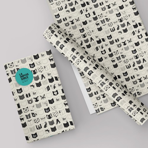 Wrapping paper pattern design