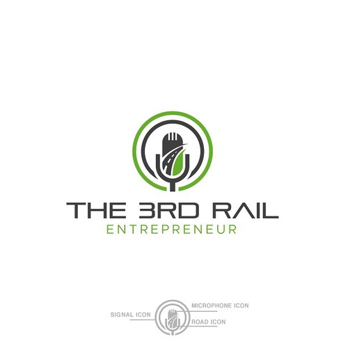 Rail road construction podcast logo