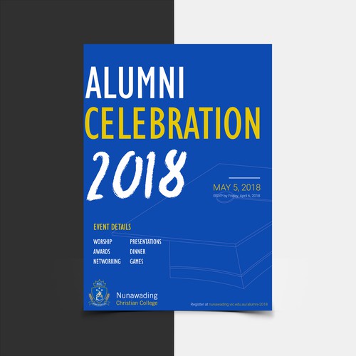 College Alumni Celebration Poster