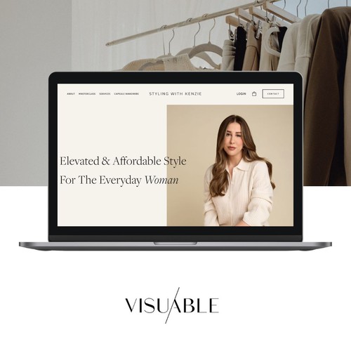 Squarespace Website for a Personal Stylist & Online Masterclass