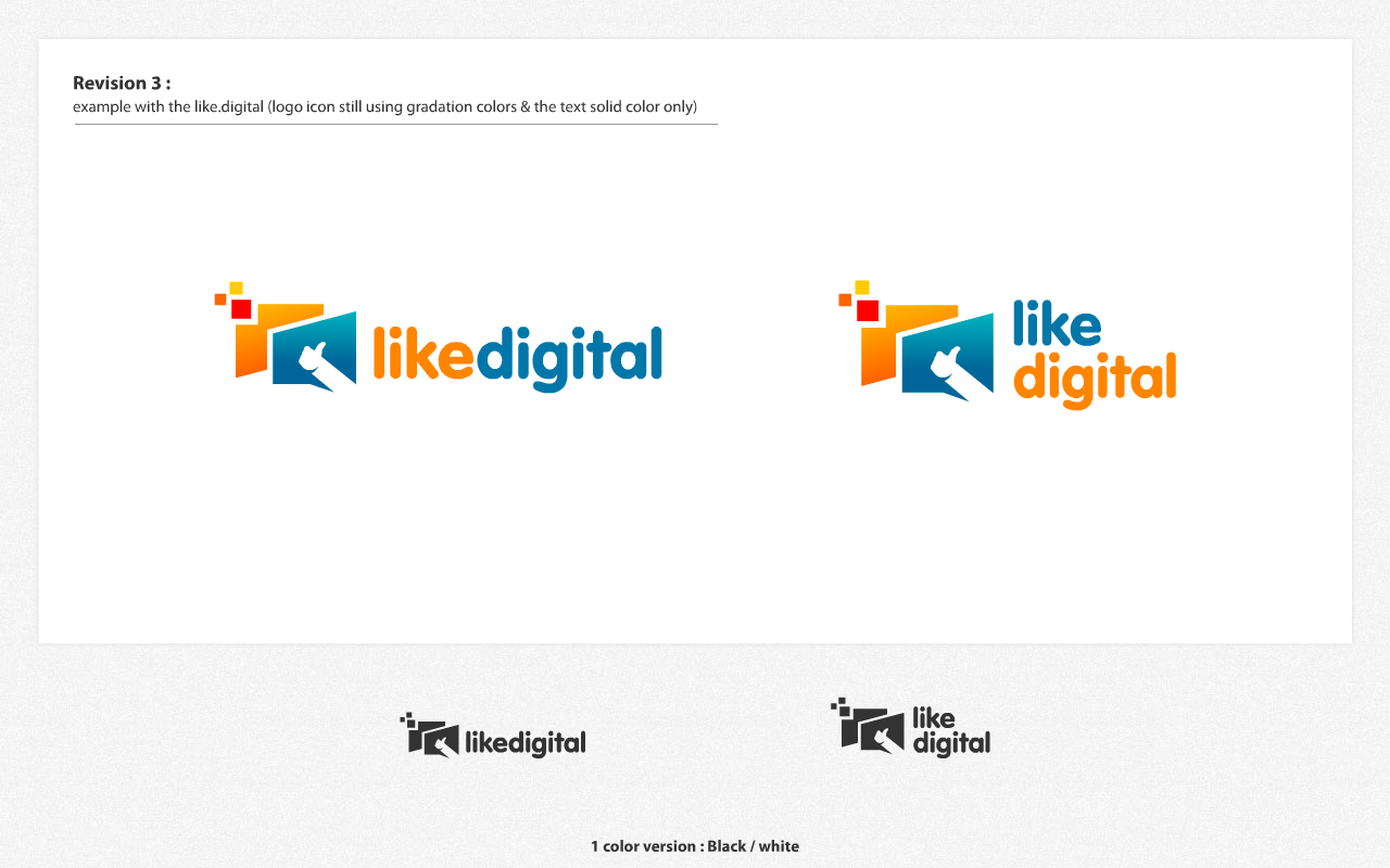 Help like.digital with a new logo
