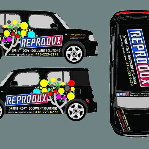 Vehicle Wrap Design for Reprodux 