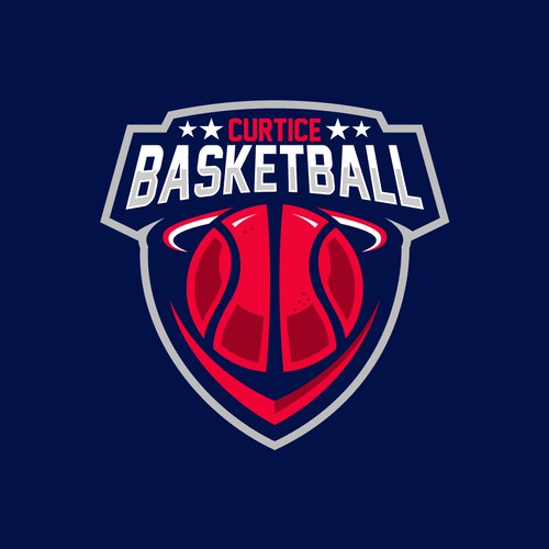 Basketball Team Badge Design Logo