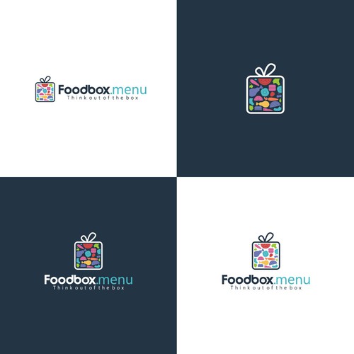 Creative Logo concept for foodbox.menu