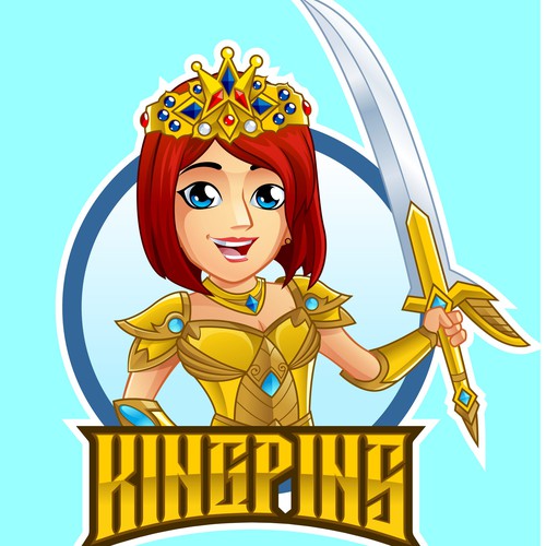 KINGPINS logo design