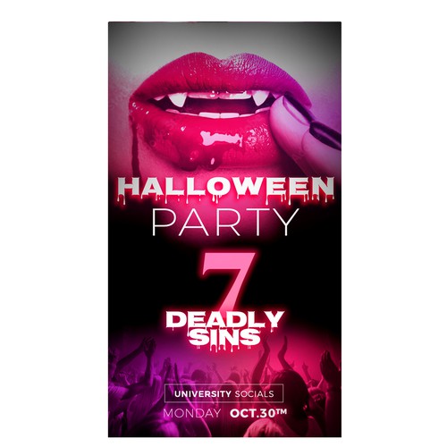 Flyer Halloween party