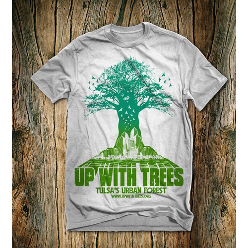 Create Trendy T-shirt Design for Urban Forestry Non-profit!