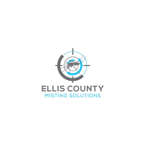 Unique and organic logo for Ellis County Misting solution