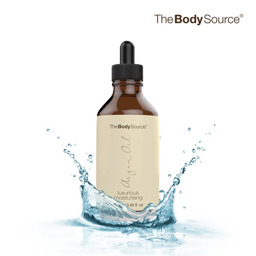 CLEAN and MINIMAL Label for a LUXURIOUS Cosmetics Bottle.
