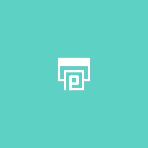 printer + letter P