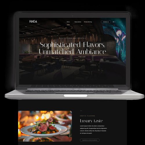 WebDesing_UX/UI_Fancy restaurant