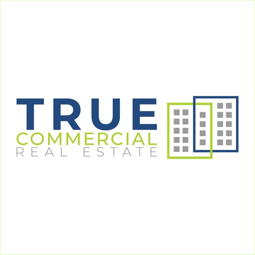 True Commercial Real Estate Logo Mockup