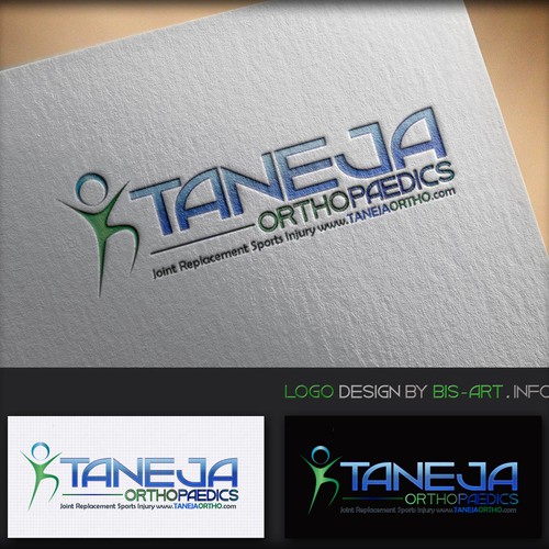 CREATIVE, IMAGINATIVE & STUNNING, LOGO WITH BOLD COLOURS FOR ORTHOPAEDIC SURGEON'S PRACTICE