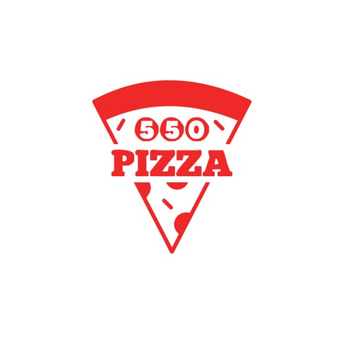 Bold logo concept for pizzeria 