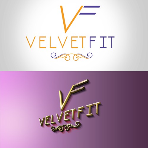 Logo for an exclusive fitness club