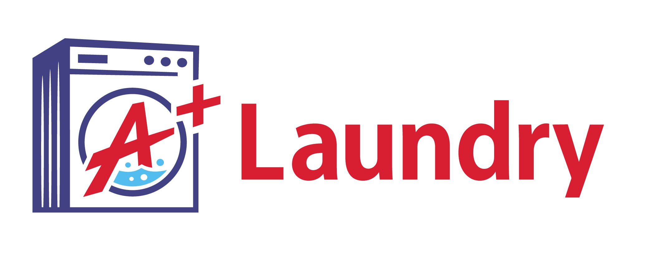 Design a logo for a new modern laundromat
