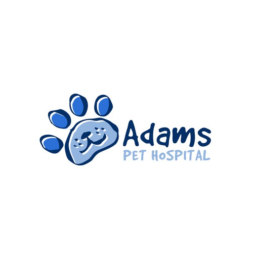 Pet paw logo