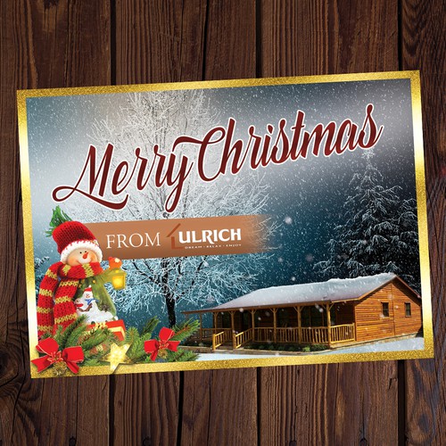 Christmas greeting card entry for Ulrich