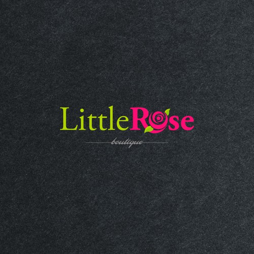 Logo concept for Little Rose (home) Boutique