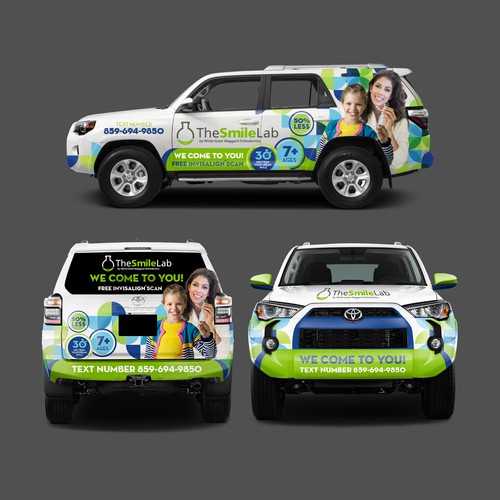 The Smile Lab SUV Wrap