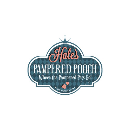 Vintage Logo for Hale's Pampered Pooch
