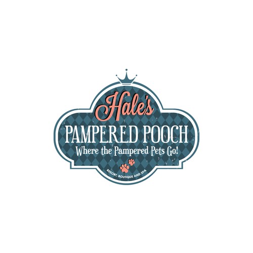 Vintage Logo for Hale's Pampered Pooch