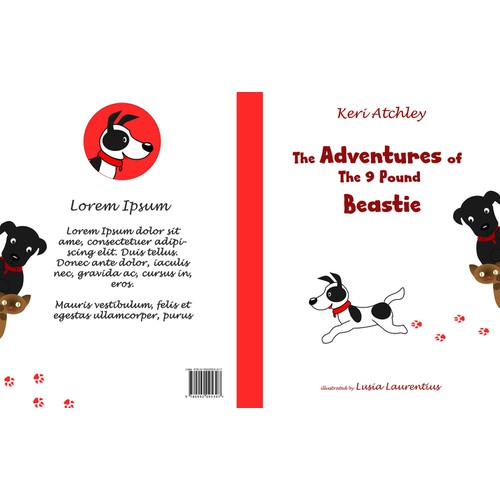 "The Adventures of the 9 pound Beastie" Character/Book Cover