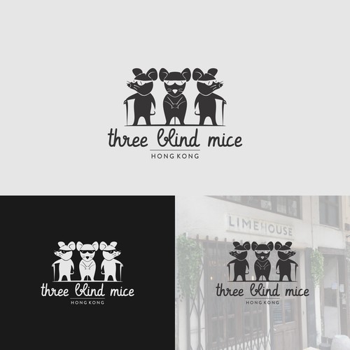 Three Blind Mice  Logo Design