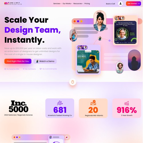 Graphic Design agency Website