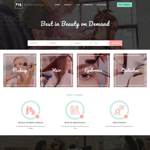 Beauty Web Site