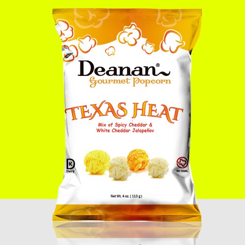 simple design for popcorn company