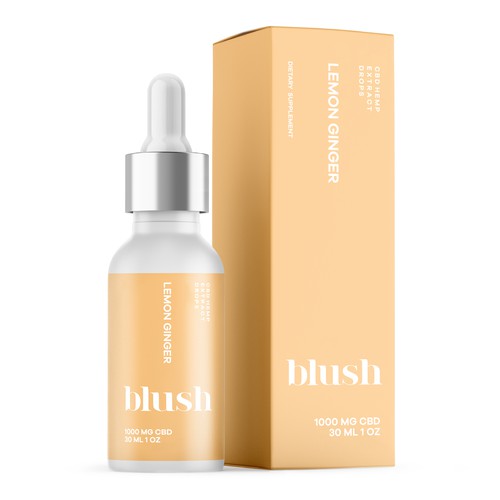 CBD label and package