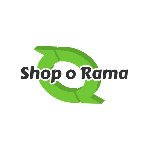 Create a logo for Shop-O-Rama, a variety store in the Ky Lake area.