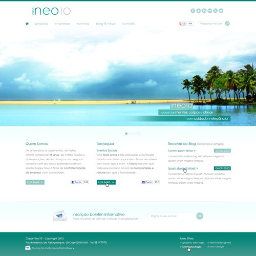 New website design wanted for casa neo10