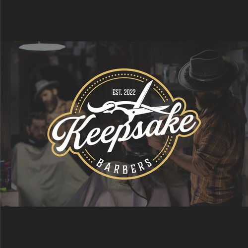 Keepsake Barbershop Logo