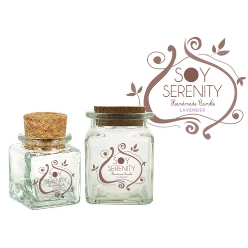Soy Serenity Product Label Design