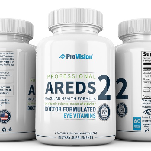 Update design for Eye Vitamin bottle label.