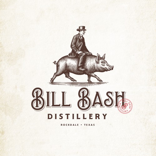 Spirit, Bourbon, Whiskey, Gin Logo Design