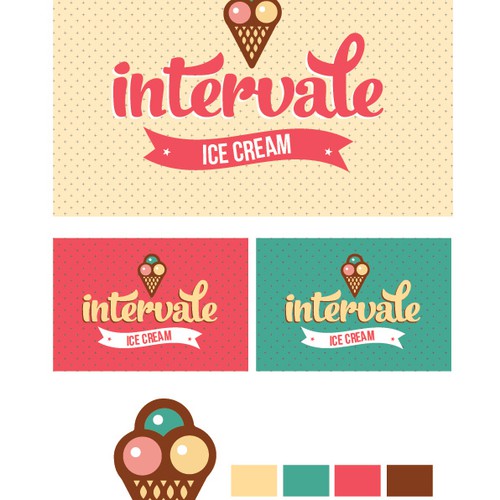 Create a logo for an awesome ice cream shop!