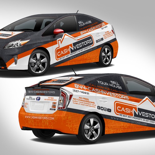 2015 Prius Modern Design Car Wrap. Open to any creative designer!!!