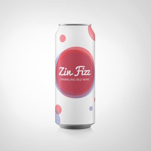 Elegant playful logo for sparkling wine