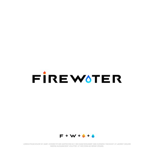 Firewater Logo Design