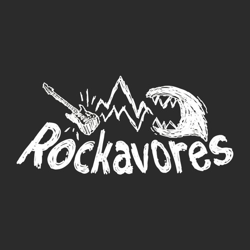 Scribble Rock Band Logo