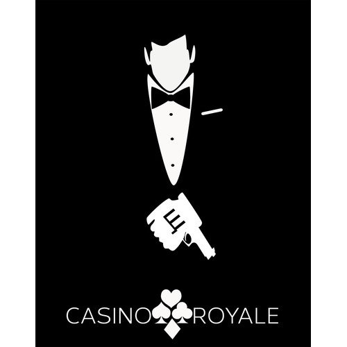 Raise the stakes with an exciting Casino Royale James Bond poster concept!