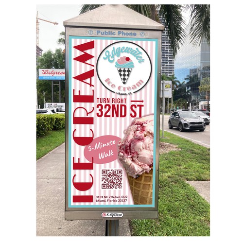 Ice Cream Store Advertisement