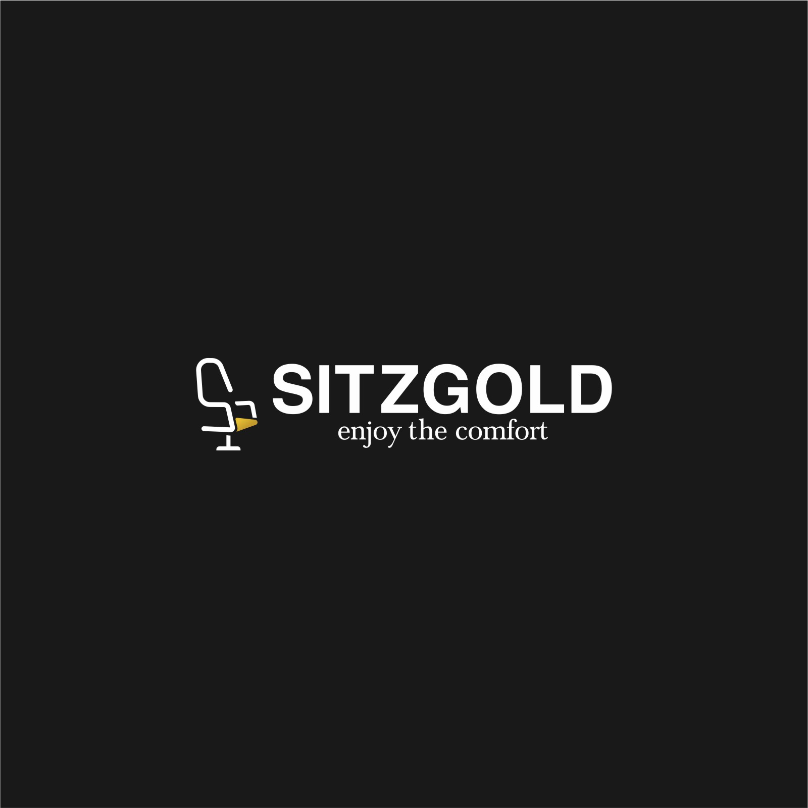 SITZGOLD——品牌标志接管市场电子商务游戏和办公椅