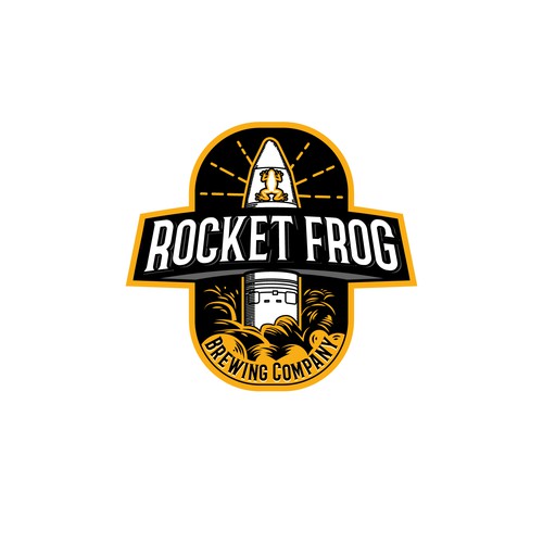 frog on the minautor rocket