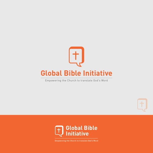 Clean and simple logo for Global Bible initiative