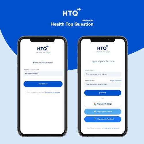 HTQ Mobile App Desgin